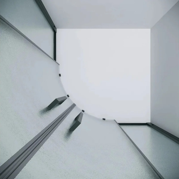 Изображение товара Душевая стенка Grossman Pragma 90x195 / 200.K33.03.90.10.02 (хром, стекло шиншилла)