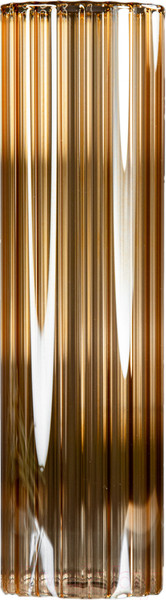 Изображение товара Ваза Элетех Тубо 5.5x25 / 4840900073 (рифленый янтарный)