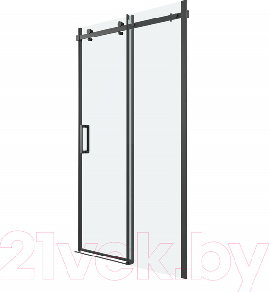 Изображение товара Душевая дверь Grossman Classic 110x195 / 100.K33.04.110.21.00 (черный матовый,стекло прозрачное)