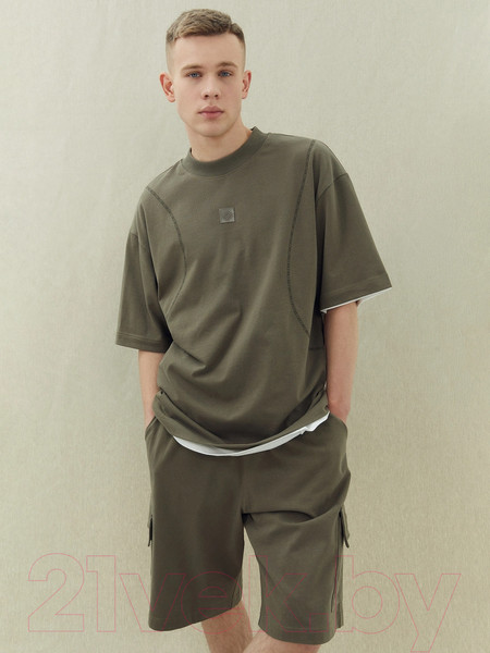 Изображение товара Шорты Mark Formelle 131096 (р.90-182, темная полынь/декор)