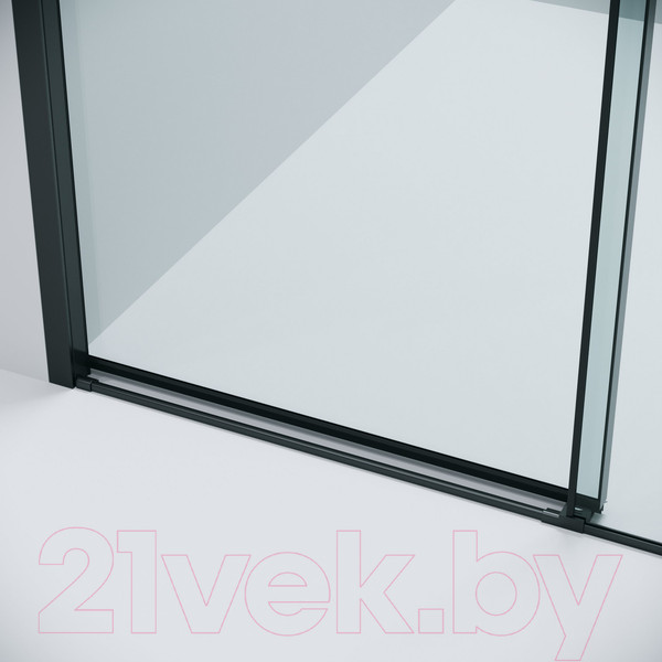 Изображение товара Душевая дверь Grossman Style 110x195 / 100.K33.05.110.21.00 (черный матовый,стекло прозрачное)