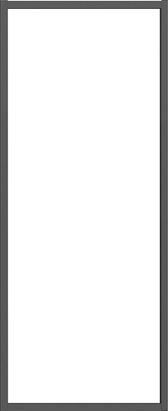 Изображение товара Душевая стенка Grossman Style 70x195 / 200.K33.05.70.21.00 (черный матовый, стекло прозрачное)