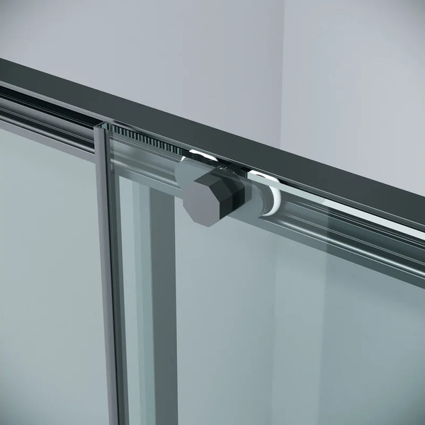 Изображение товара Душевая стенка Grossman Style 80x195 / 200.K33.05.80.21.00 (черный матовый, стекло прозрачное)