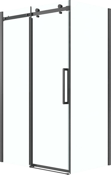 Изображение товара Душевой уголок Grossman Classic 110x80x195 / 120.K33.04.1180.42.00 (графит сатин/стекло прозрачное)