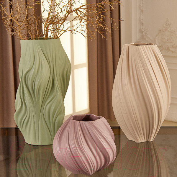 Изображение товара Ваза Gipfel Alma 43120 (зеленый)