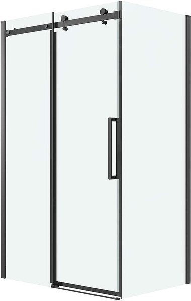 Изображение товара Душевой уголок Grossman Classic 100x90x195 / 120.K33.04.1090.21.00 (черный матовый/стекло прозрачное)