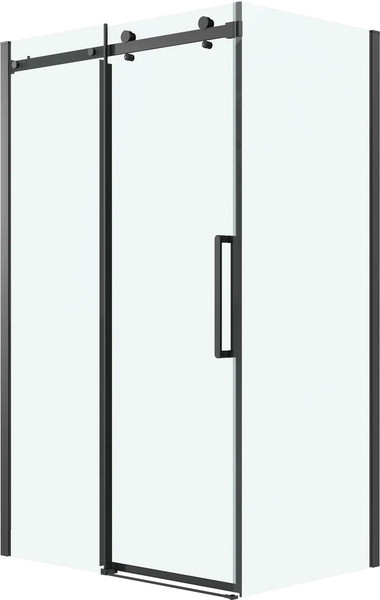 Изображение товара Душевой уголок Grossman Classic 110x80x195 / 120.K33.04.1180.21.00 (черный матовый/стекло прозрачное)