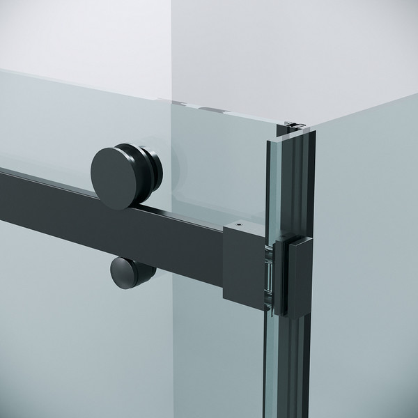 Изображение товара Душевой уголок Grossman Classic 110x80x195 / 120.K33.04.1180.21.00 (черный матовый/стекло прозрачное)