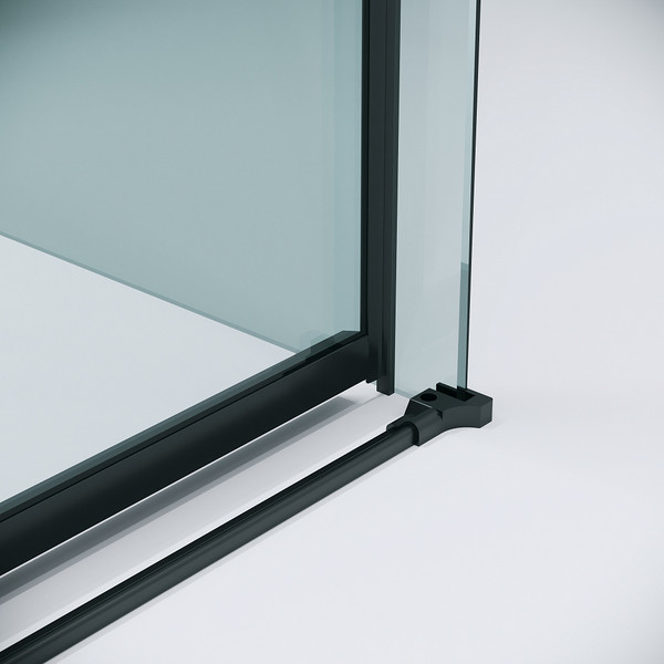 Изображение товара Душевой уголок Grossman Classic 110x90x195 / 120.K33.04.1190.21.00 (черный матовый/стекло прозрачное)