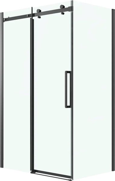 Изображение товара Душевой уголок Grossman Classic 110x90x195 / 120.K33.04.1190.21.00 (черный матовый/стекло прозрачное)