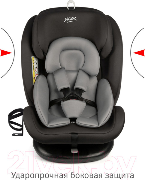 Изображение товара Автокресло Siger Престиж Isofix Lux / KRES3942 (графит)
