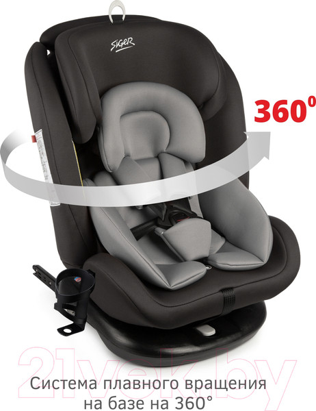Изображение товара Автокресло Siger Престиж Isofix Lux / KRES3942 (графит)