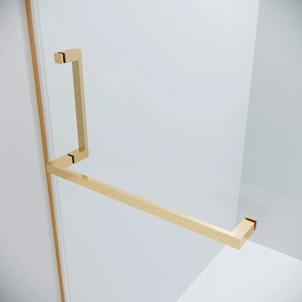 Изображение товара Душевой уголок Grossman Pragma 100x80x195 / 120.K33.03.1080.32.00 (золото сатин/стекло прозрачное)