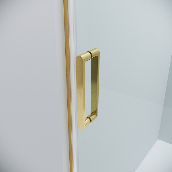 Изображение товара Душевой уголок Grossman Classic 100x80x195 / 120.K33.04.1080.32.00 (золото сатин/стекло прозрачное)