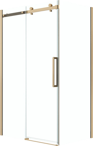 Изображение товара Душевой уголок Grossman Classic 100x80x195 / 120.K33.04.1080.32.00 (золото сатин/стекло прозрачное)