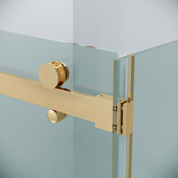 Изображение товара Душевой уголок Grossman Classic 100x80x195 / 120.K33.04.1080.32.00 (золото сатин/стекло прозрачное)