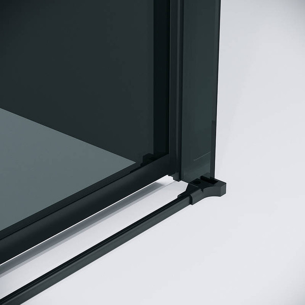 Изображение товара Душевой уголок Grossman Classic 100x90x195 / 120.K33.04.1090.21.10 (черный матовый/тонированно стекло)