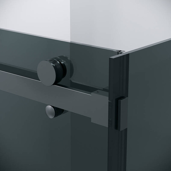 Изображение товара Душевой уголок Grossman Classic 100x90x195 / 120.K33.04.1090.21.10 (черный матовый/тонированно стекло)