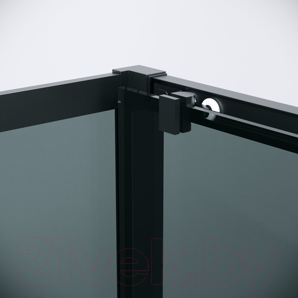 Изображение товара Душевой уголок Grossman Cosmo 100x80x195 / 120.K33.02.1080.21.10 (черный матовый/тонированно стекло)