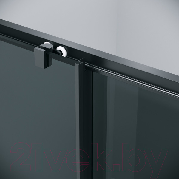 Изображение товара Душевой уголок Grossman Cosmo 100x80x195 / 120.K33.02.1080.21.10 (черный матовый/тонированно стекло)