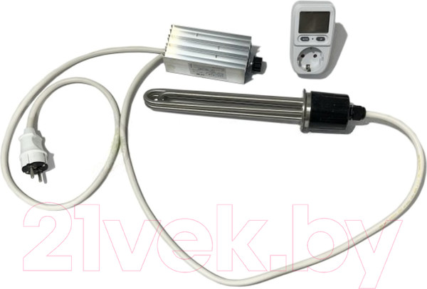 Изображение товара ТЭН для дистиллятора No Brand 4.5кВт DN 2.0 с регулятором мощности 6кВт и вольтметром