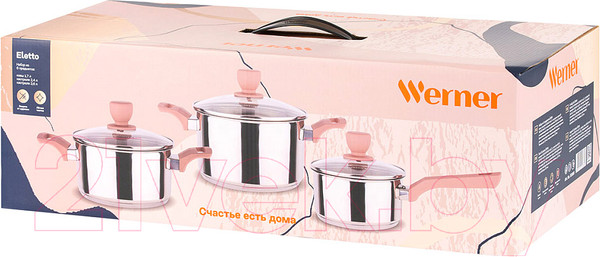 Изображение товара Набор кастрюль Werner Eletto 51868