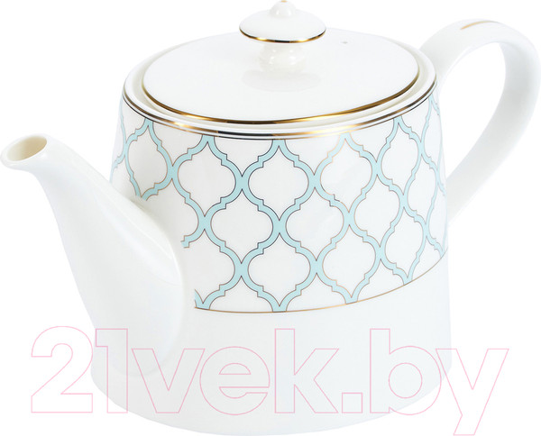 Изображение товара Заварочный чайник Gipfel Aurora 42864 (белый/голубой)