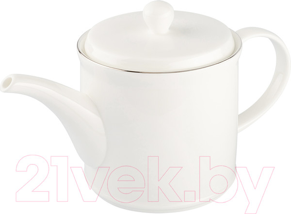 Изображение товара Заварочный чайник Gipfel Platinum 51540 (белый/серебристый)