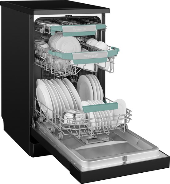 Изображение товара Посудомоечная машина Weissgauff DW 4539 Inverter Touch AutoOpen Black