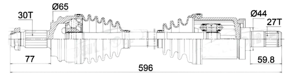 Изображение товара Приводной вал Patron PDS0421