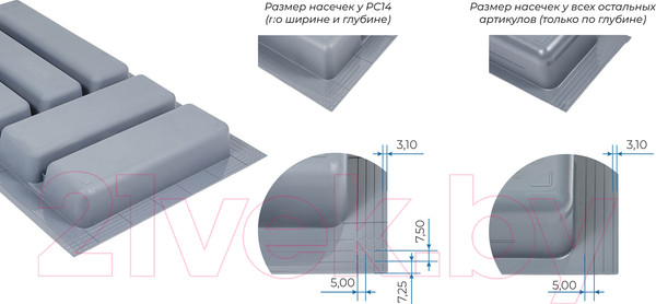 Изображение товара Органайзер для столовых приборов Boyard PC14/GRPH/292x430