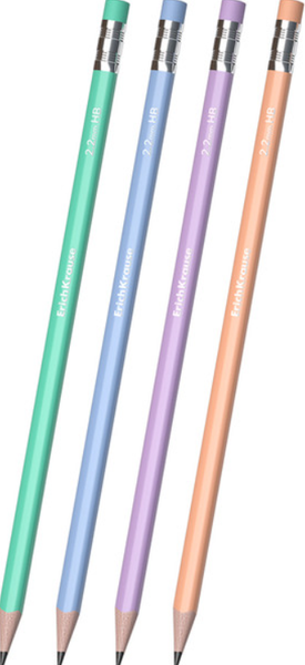 Изображение товара Набор простых карандашей Erich Krause Pastel Bloom / 60721 (12шт)