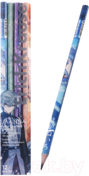 Изображение товара Набор простых карандашей Erich Krause Manga / 60726 (12шт)