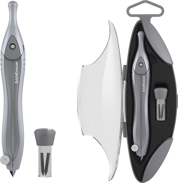 Изображение товара Готовальня Erich Krause Classic / 61429 (серый)