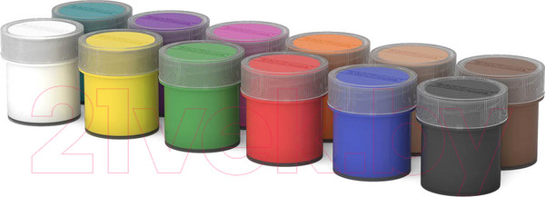 Изображение товара Гуашь Erich Krause Safari / 61423 (12цв)