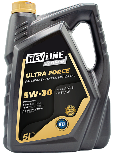 Изображение товара Моторное масло Revline Ultra Force A5/B5 5W30 / RUFA5B55305 (5л)