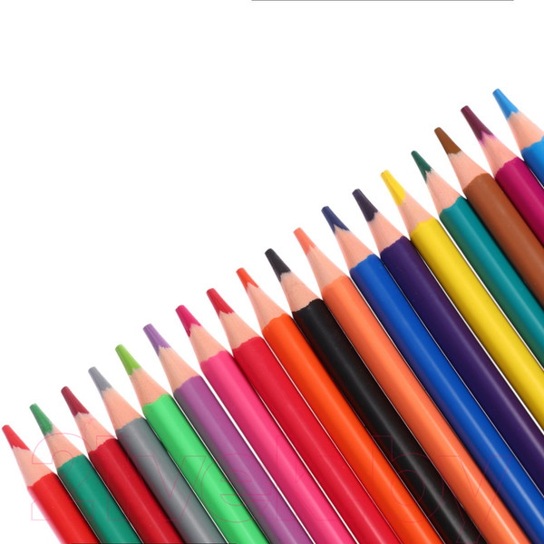 Изображение товара Набор цветных карандашей Erich Krause Kids Space Animals / 61783 (18цв)