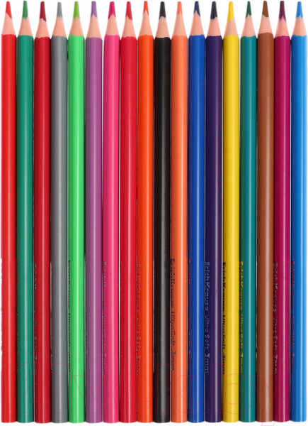 Изображение товара Набор цветных карандашей Erich Krause Kids Space Animals / 61783 (18цв)