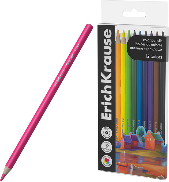 Изображение товара Набор цветных карандашей Erich Krause Art Spirit / 61824 (12цв)