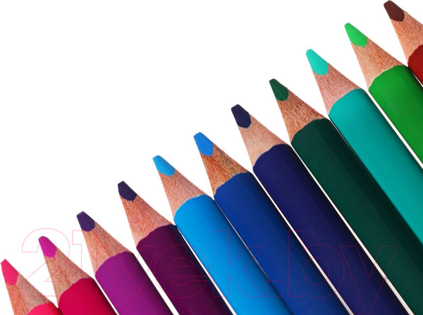 Изображение товара Набор цветных карандашей Erich Krause Kids Space Animals / 61787 (18цв)