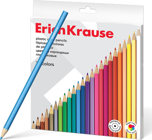 Изображение товара Набор цветных карандашей Erich Krause 61789 (24цв)