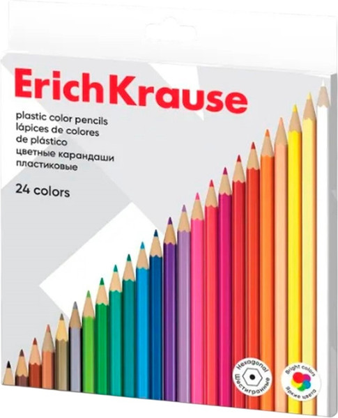 Изображение товара Набор цветных карандашей Erich Krause 61789 (24цв)