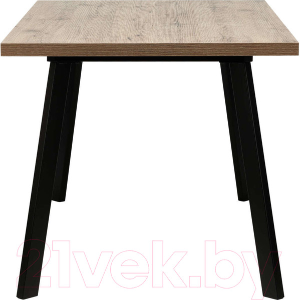 Изображение товара Обеденный стол Импэкс Leset Ковен 140 (черный/дуб велингтон)