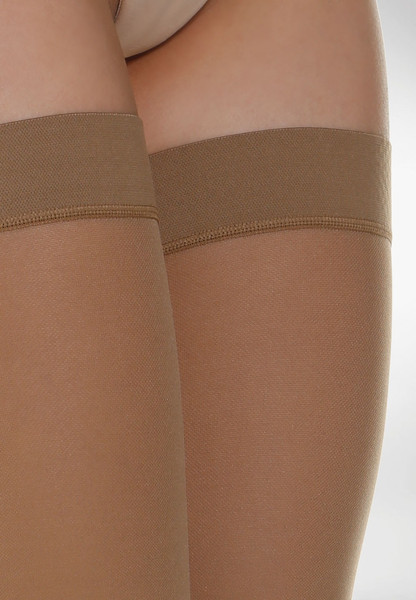 Изображение товара Чулки компрессионные RelaxSan Basic 970, 280 den, 2 кл.к. (22-27mmHg, р.1, темно-бежевый)