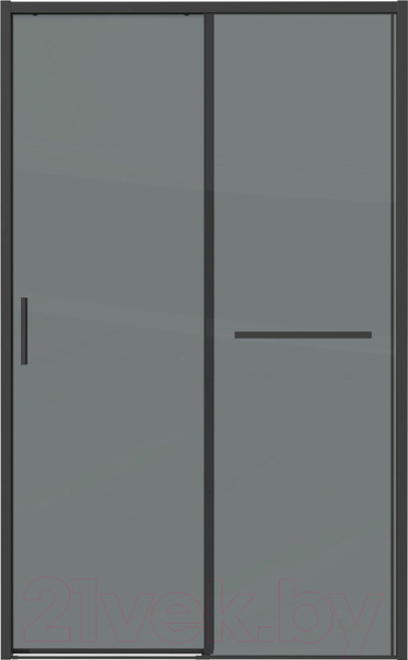 Изображение товара Душевая дверь Grossman Style 130x195 / 100.K33.05.130.21.10 (черный матовый/стекло тонированное)