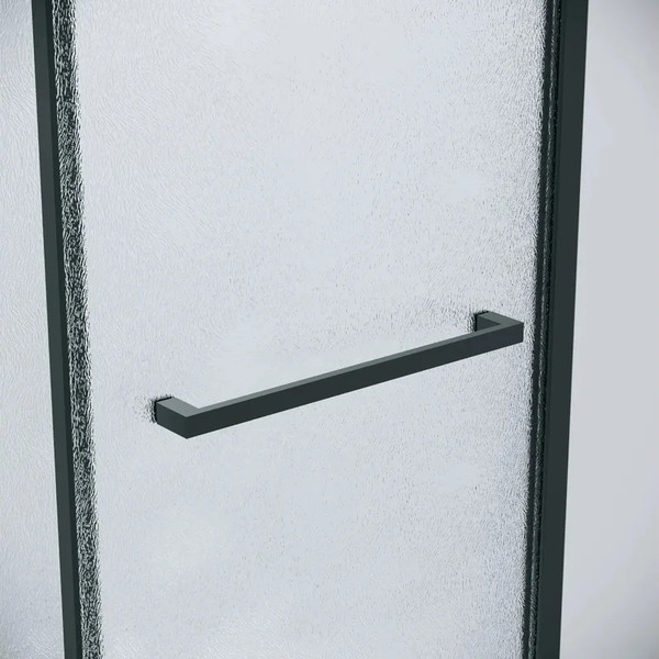 Изображение товара Душевая стенка Grossman Style 80x195 / 200.K33.05.80.21.02 (черный матовый/стекло шиншилла)