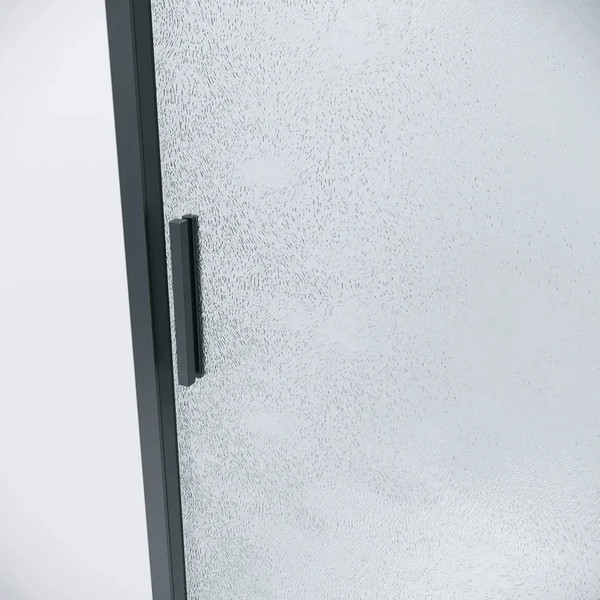 Изображение товара Душевая стенка Grossman Style 80x195 / 200.K33.05.80.21.02 (черный матовый/стекло шиншилла)