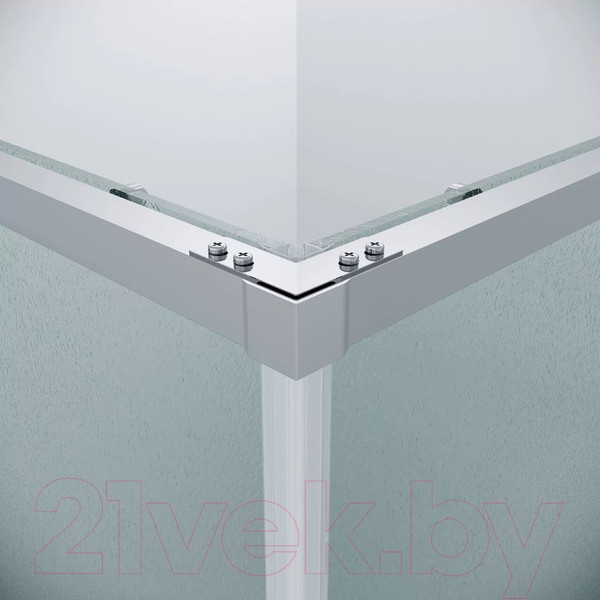 Изображение товара Душевая дверь Grossman Galaxy 120x195 / 1/2.K33.01.12.10.02 (хром/стекло шиншилла)