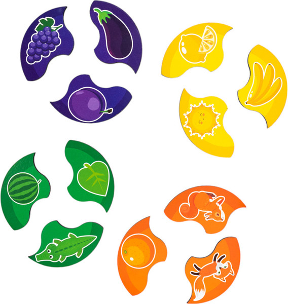 Изображение товара Развивающая игра Десятое королевство Мои первые пазлы. Цвета / 05436