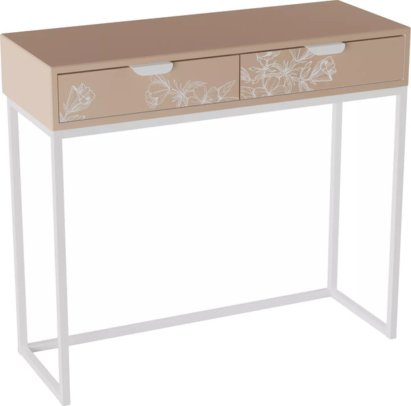 Изображение товара Консольный столик Импэкс Дрим (пудровый/белый)
